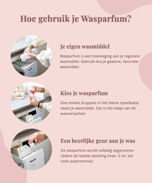 hoe gebruik ik wasparfum
