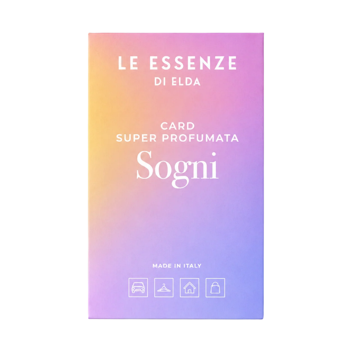 Le Essenze di Elda Sogni Geurhanger – Intense Poederige Geur voor Kledingkast, Linnengoed en Auto