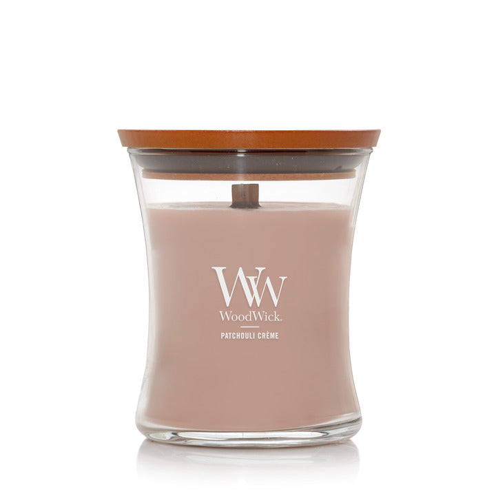 Woodwick Patchouli Creme | Medium Candle