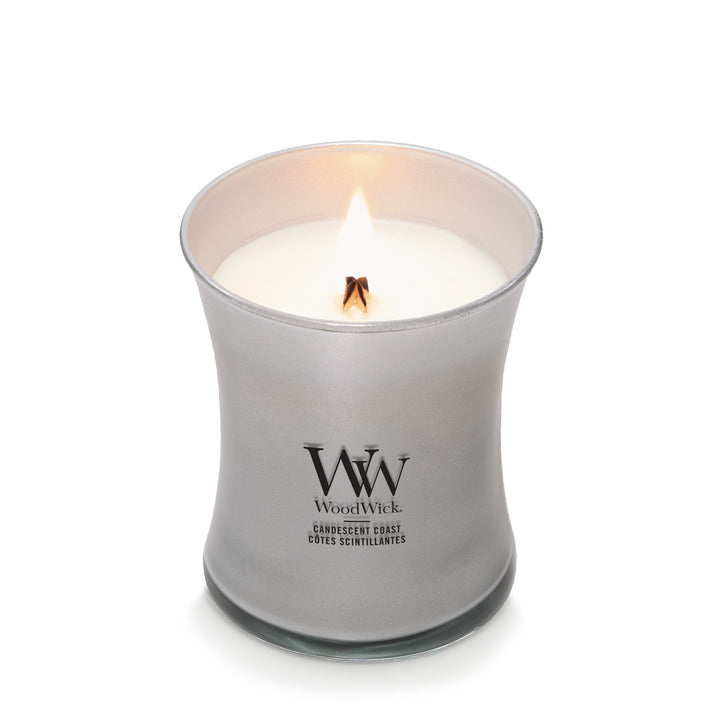 Woodwick Candescent Coast | Silver Metal Collection