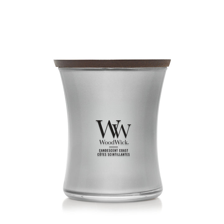 Woodwick Candescent Coast | Silver Metal Collection