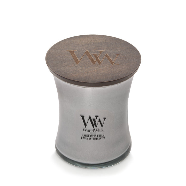 Woodwick Candescent Coast | Silver Metal Collection