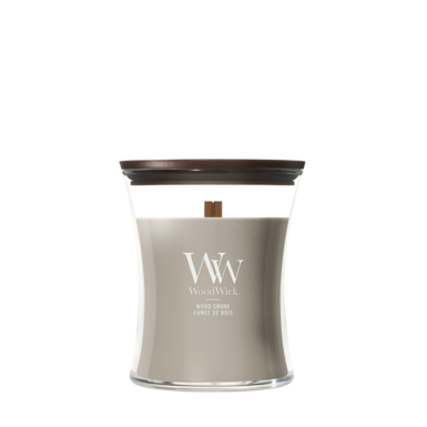 Woodwick NEW Wood Smoke | Medium Candle