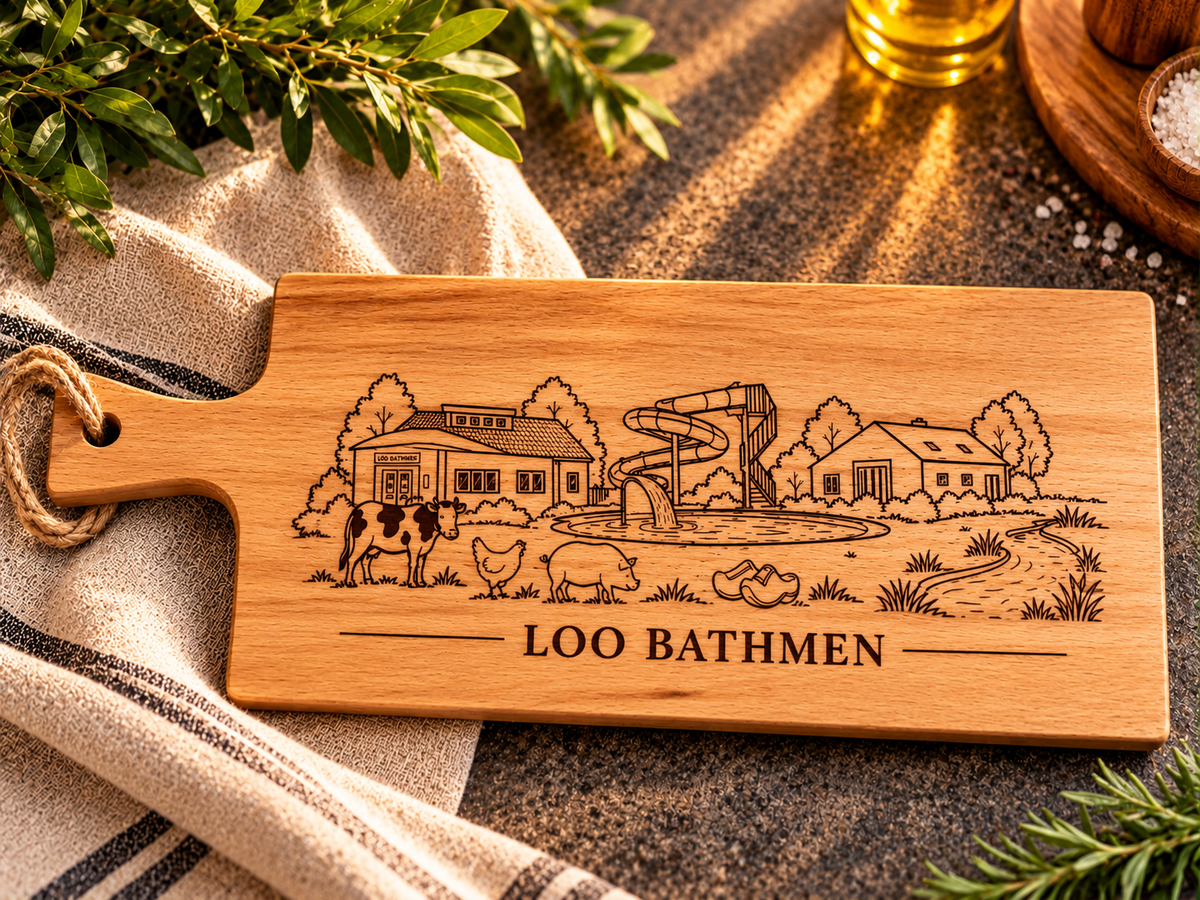 Houten Borrelplank Loo Bathmen | Beukenhout – Kado by Do