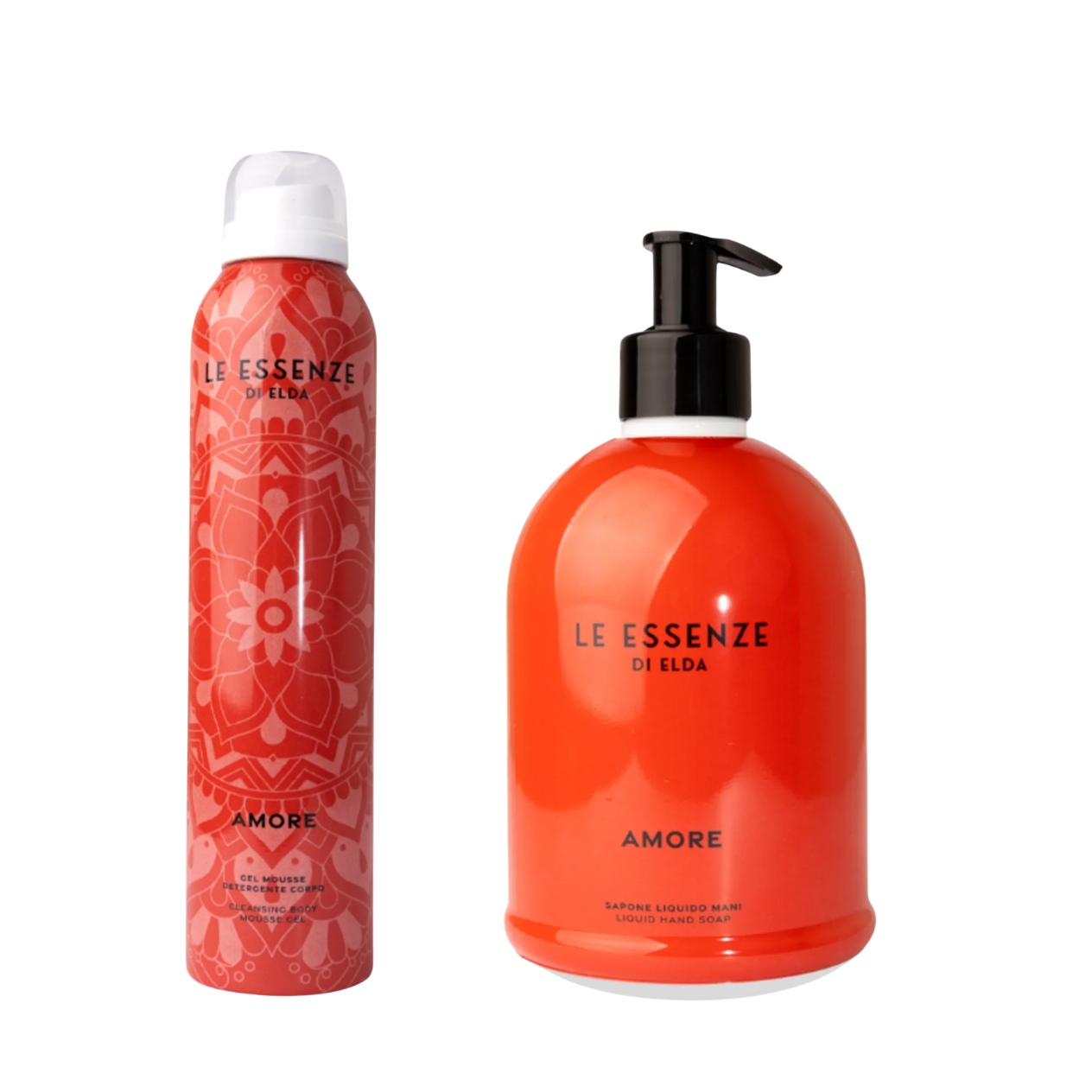 Le Essenze di Elda Amore Handzeep & Douchegel Duo – Warme Luxe Geur