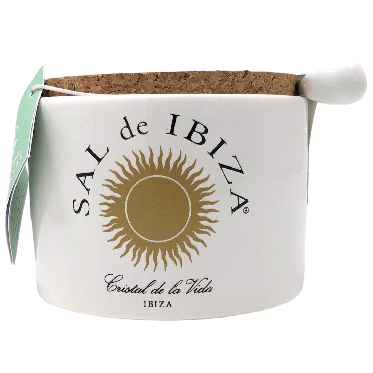 Sal de Ibiza | Witte Keramieke pot Lepel (Limited Ed.)