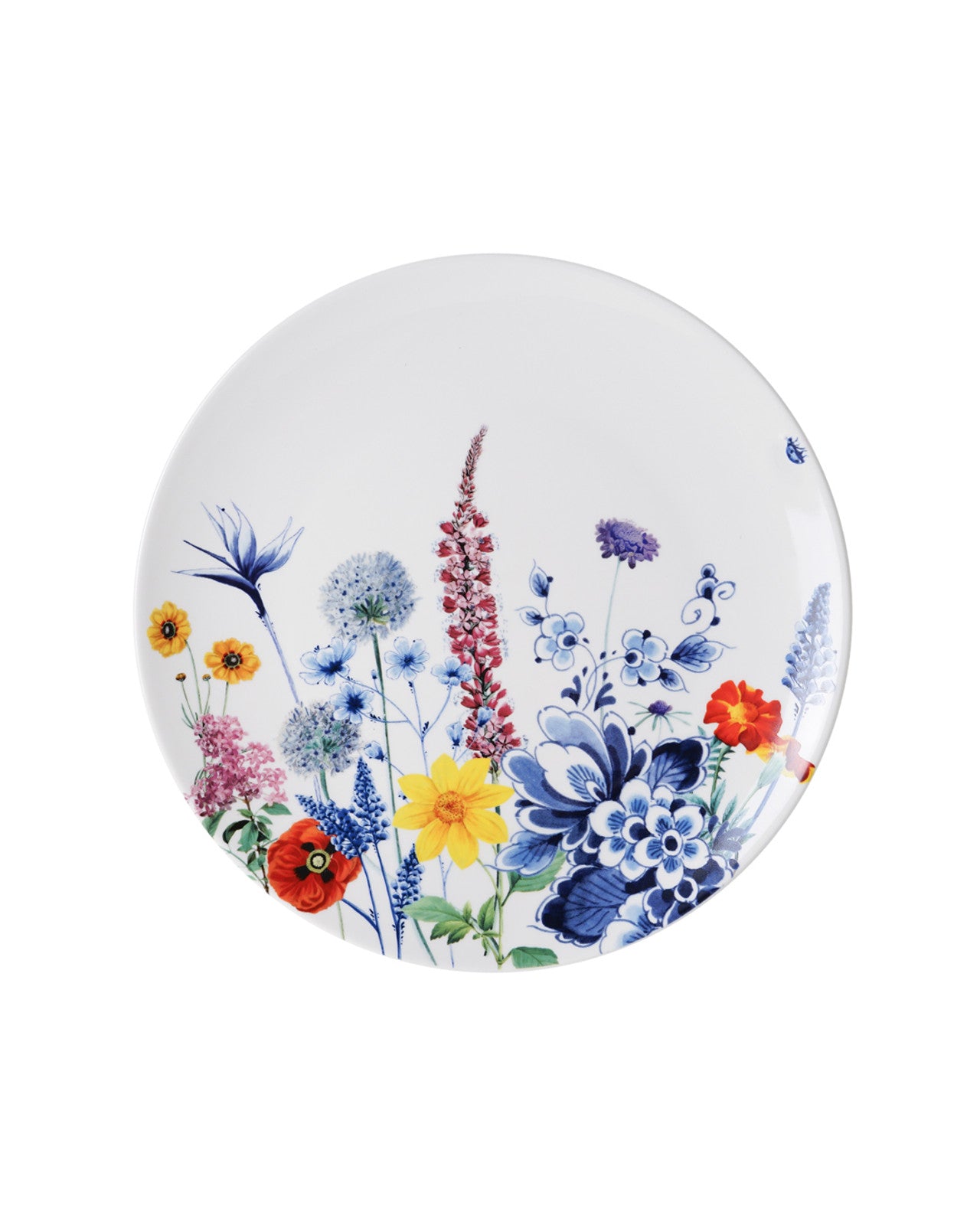 Wandbord Wildbloemen Bloemenveld Keramiek 26,5 cm