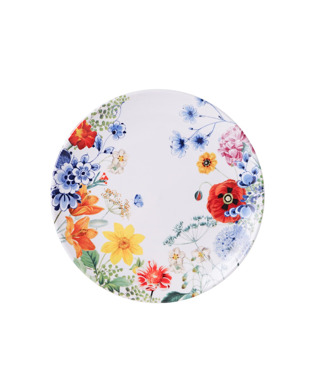 Wandbord Wildbloemen Bloementuintje Keramiek 20,5 cm
