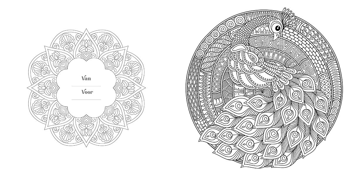 Mandala kleurboek | stevig, luxe en ontspannend