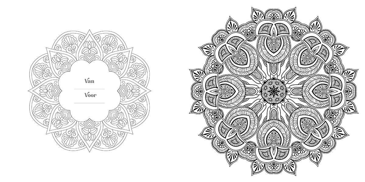 Mandala kleurboek | stevig, luxe en ontspannend