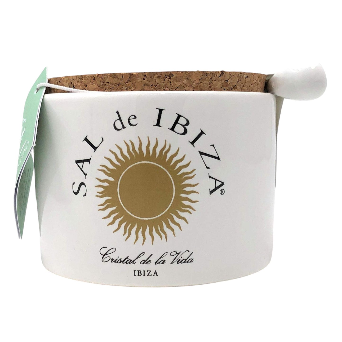 Sal de Ibiza | Witte Keramieke pot Lepel (Limited Ed.)