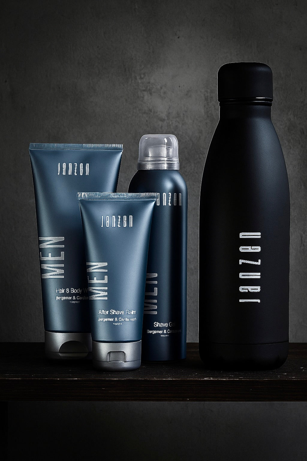 JANZEN Men Action-Paket mit GRATIS Wasserflasche