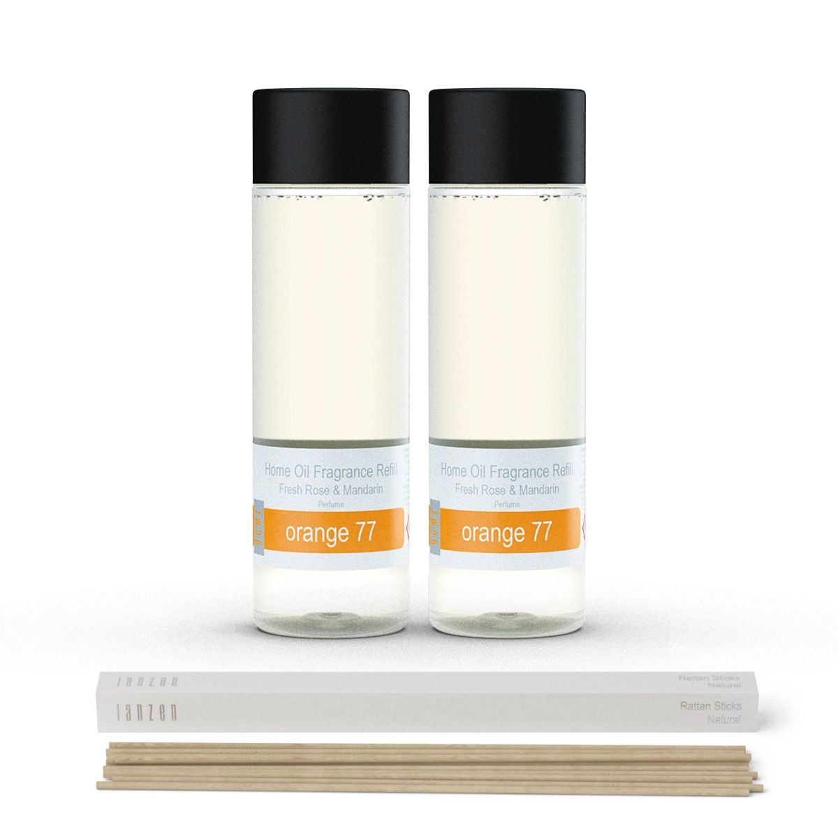JANZEN Home Fragrance Refill Orange 77 2-pack Incl. Gratis Sticks