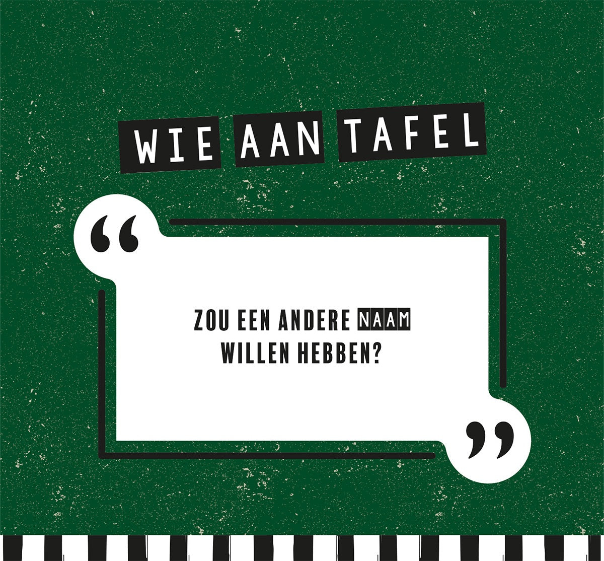 Wie aan tafel | Familie editie