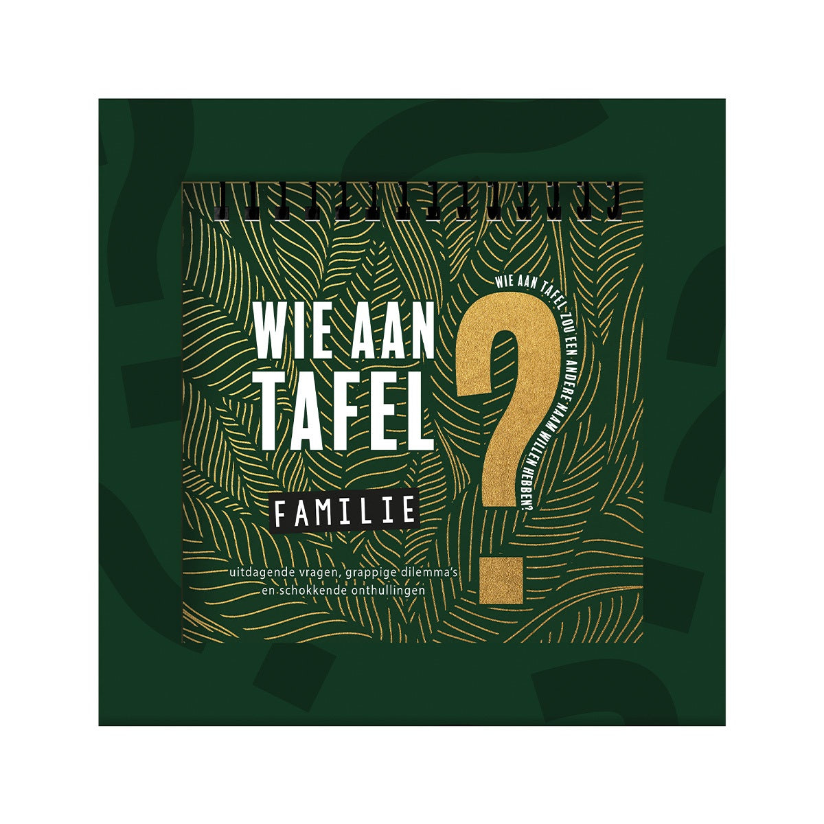 Wie aan tafel | Familie editie