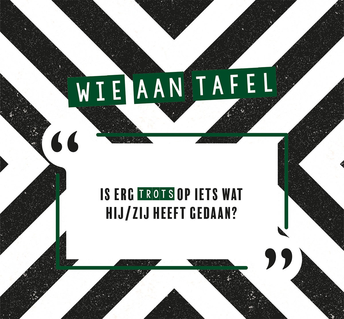 Wie aan tafel | Familie editie