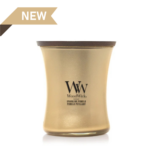 Woodwick Sparking Pomelo | Champagne Metal Collection