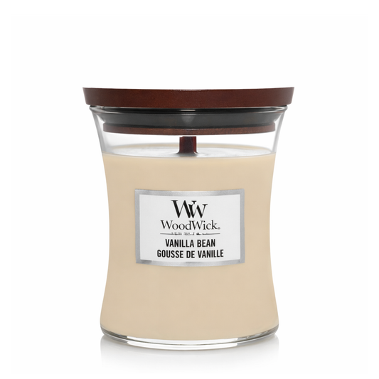 Woodwick Vanilla Bean | Medium Candle