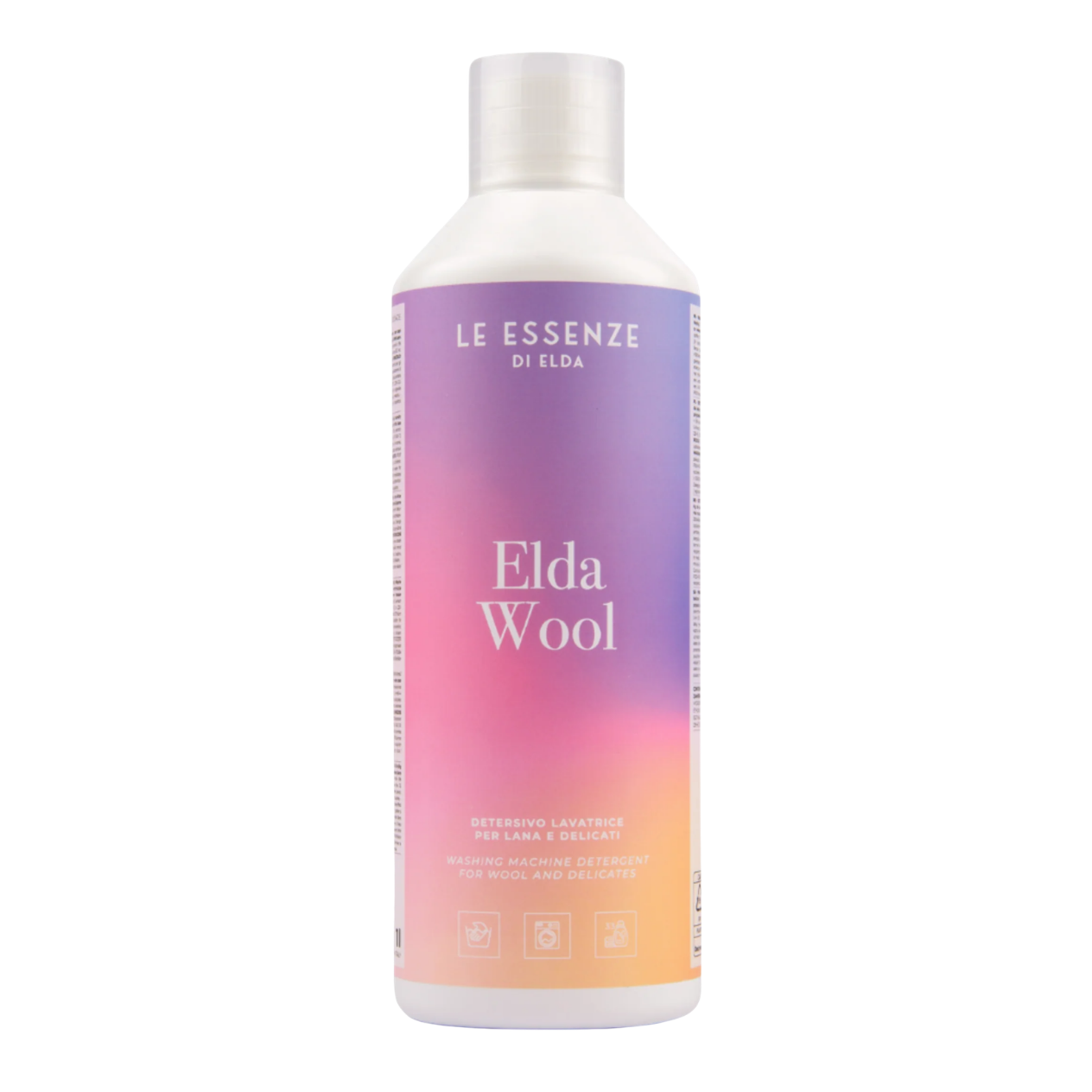 Le Essenze di Elda Elda Wool Wasmiddel voor Wol & Fijne Was 1000 ml – Zacht voor Vezels & Kleuren