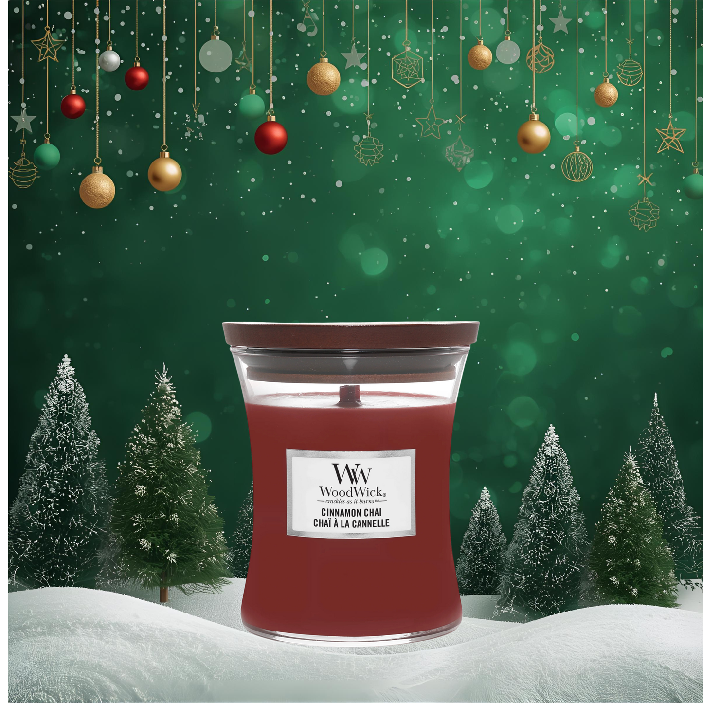 Woodwick Cinnamon Chai | Mini Candle