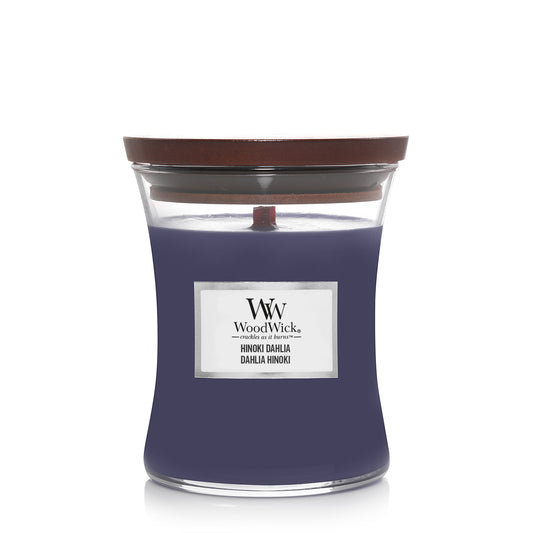 Woodwick Hinoki Dahlia | Medium Candle