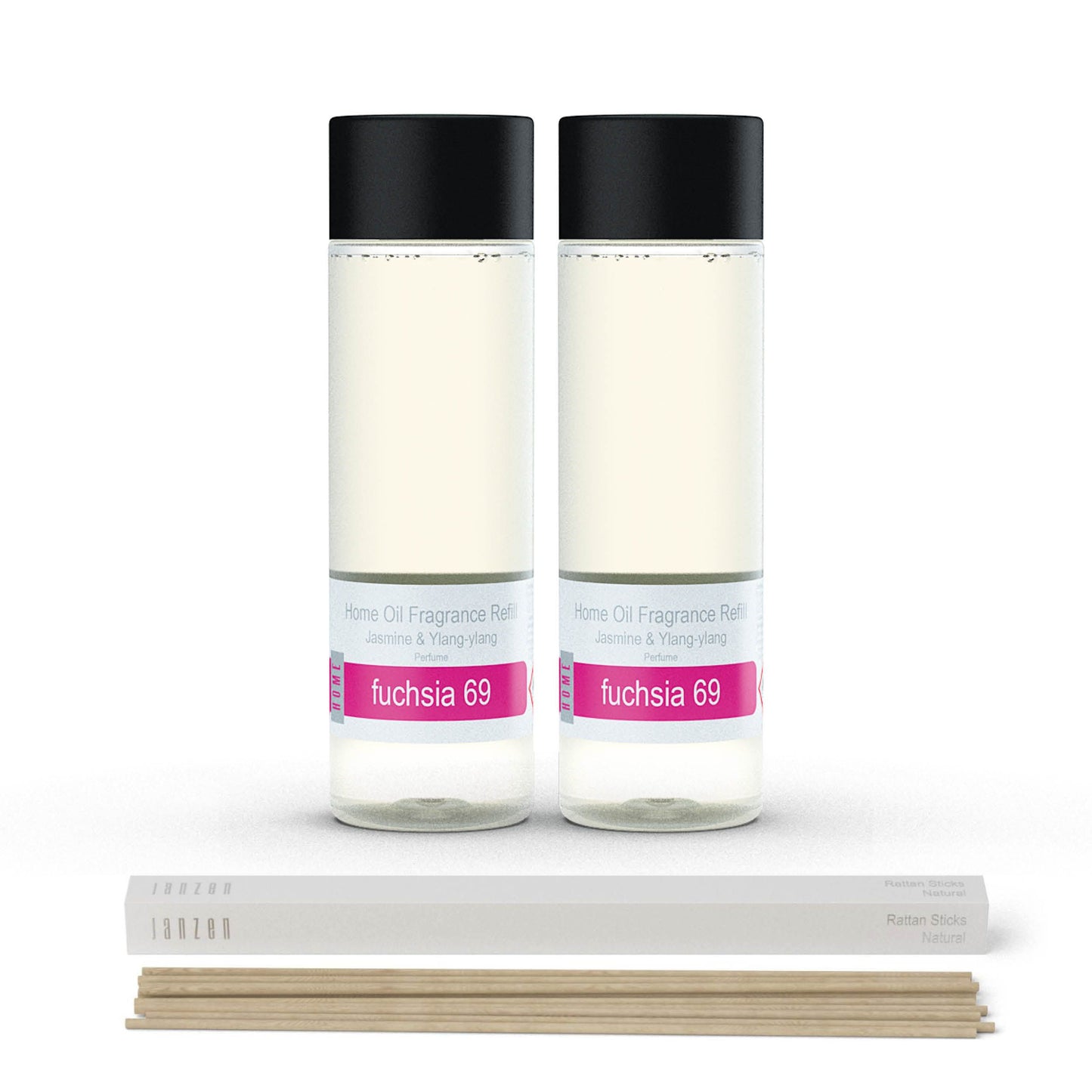 JANZEN Home Fragrance Refill Fuchsia 69 2-pack Incl. Gratis Sticks