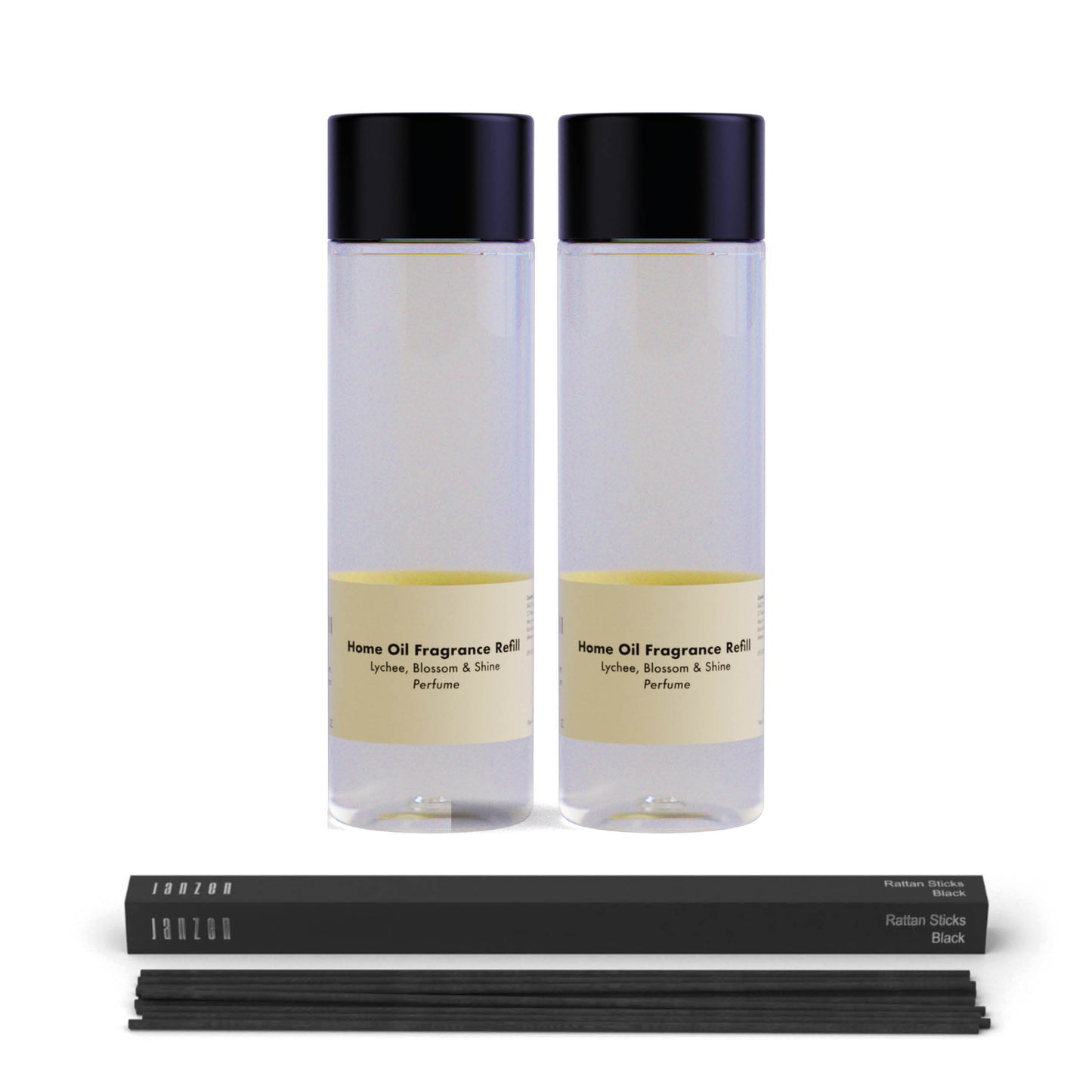 JANZEN &C Home Fragrance Refill Lychee Blossom & Shine 2-pack Incl. Gratis Sticks