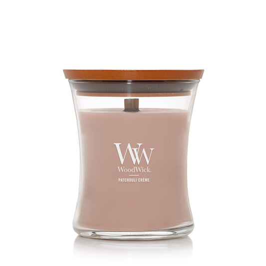 Woodwick Patchouli Creme | Medium Candle