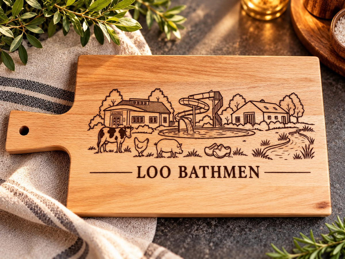 Houten Borrelplank Loo Bathmen | Beukenhout – Kado by Do