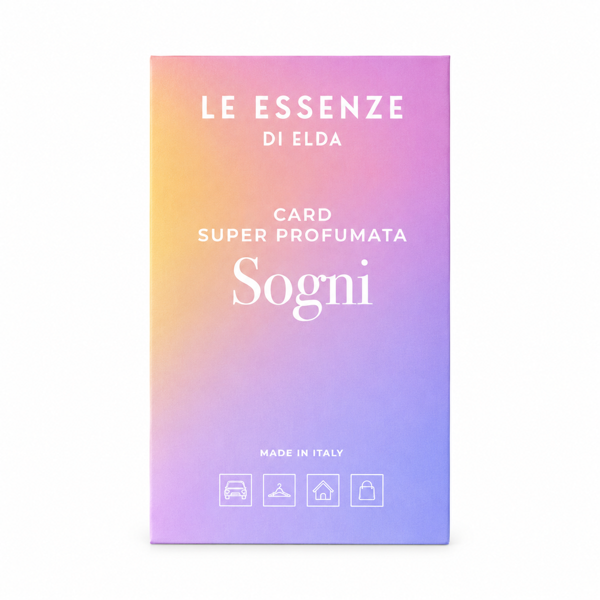 Le Essenze di Elda Sogni Geurhanger – Intense Poederige Geur voor Kledingkast, Linnengoed en Auto