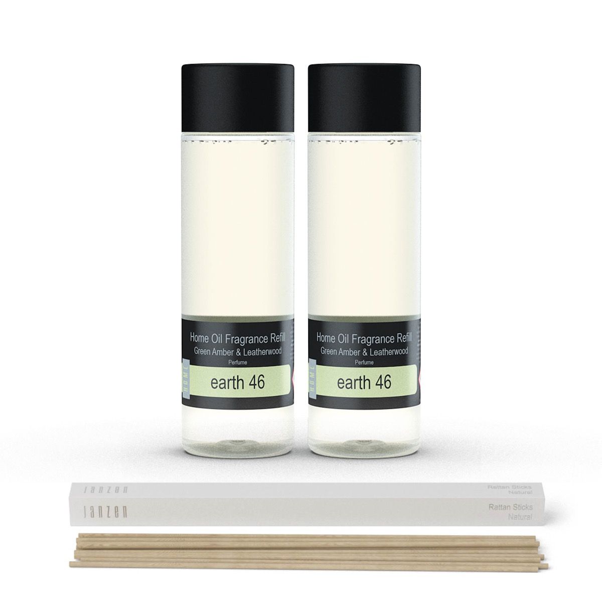 JANZEN Home Fragrance Refill Earth 46 2-pack Incl. Gratis Sticks