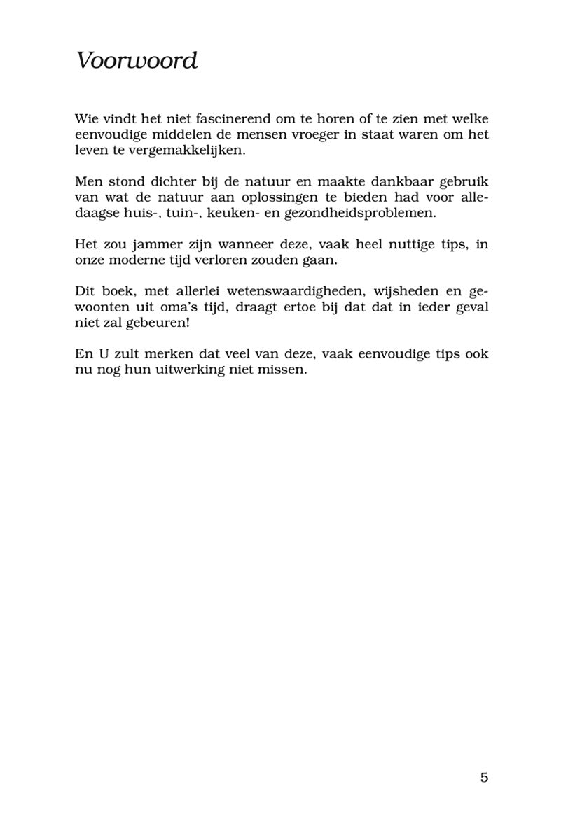 Oma weet raad | handige tips, ouderwetse huismiddeltjes en slimme oplossingen