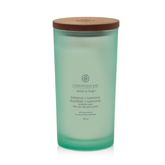 Chesapeake Bay Candle Balance &amp; Harmony | Waterlilly Pear