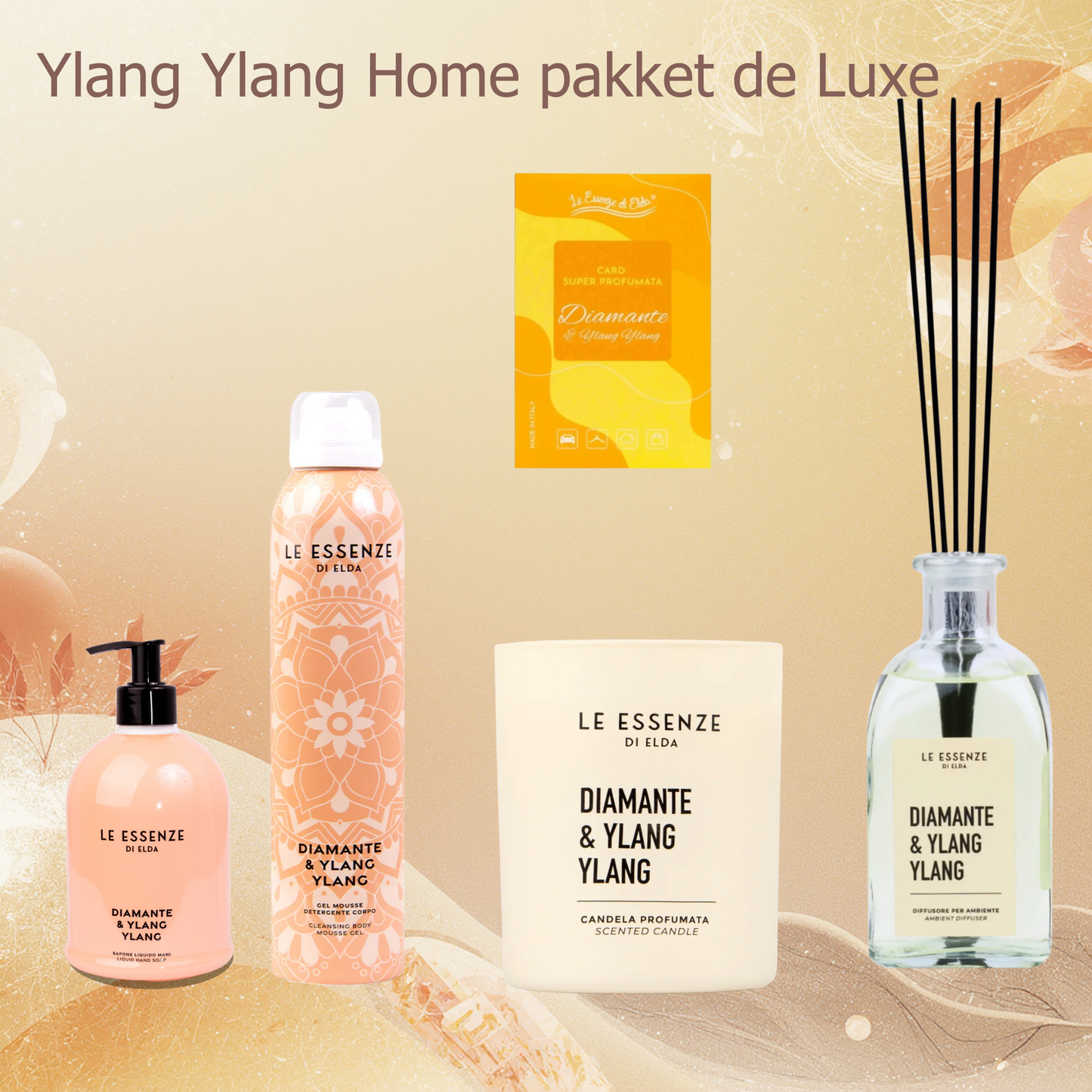 I love you Mama Washing perfume package Diamond